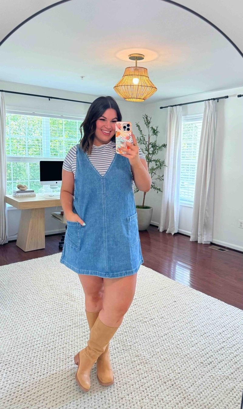 Aerie Fall Fashion!! This denim dress is 42% off right now!

Dress: XL Striped Shirt: Large

#LTKSeasonal #LTKootd #LTKMidsize