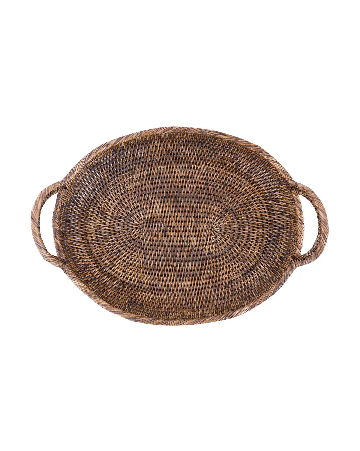 Oval Rattan Tray | McGee & Co.