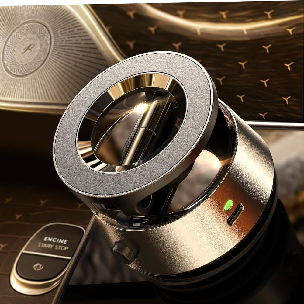 LISEN Electric Retractable Car Phone Mount, ContentCreator MagSafe Suction Cup Phone Mount Vacuum... | Amazon (US)