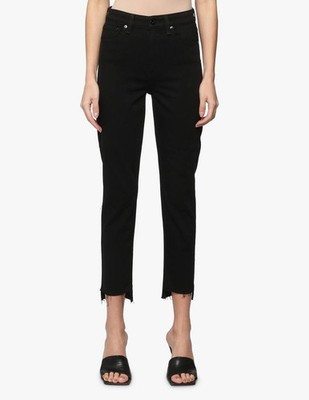 NEW! $198 RAG & BONE NINA HIGH RISE ANKLE CIGARETTE JEANS BLACK SZ 23 | eBay | eBay US