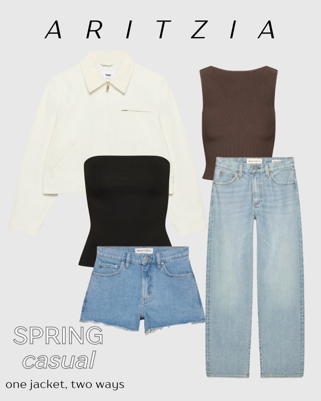 aritzia spring style guide #aritzia #style #springoutfits #ltkfashion 