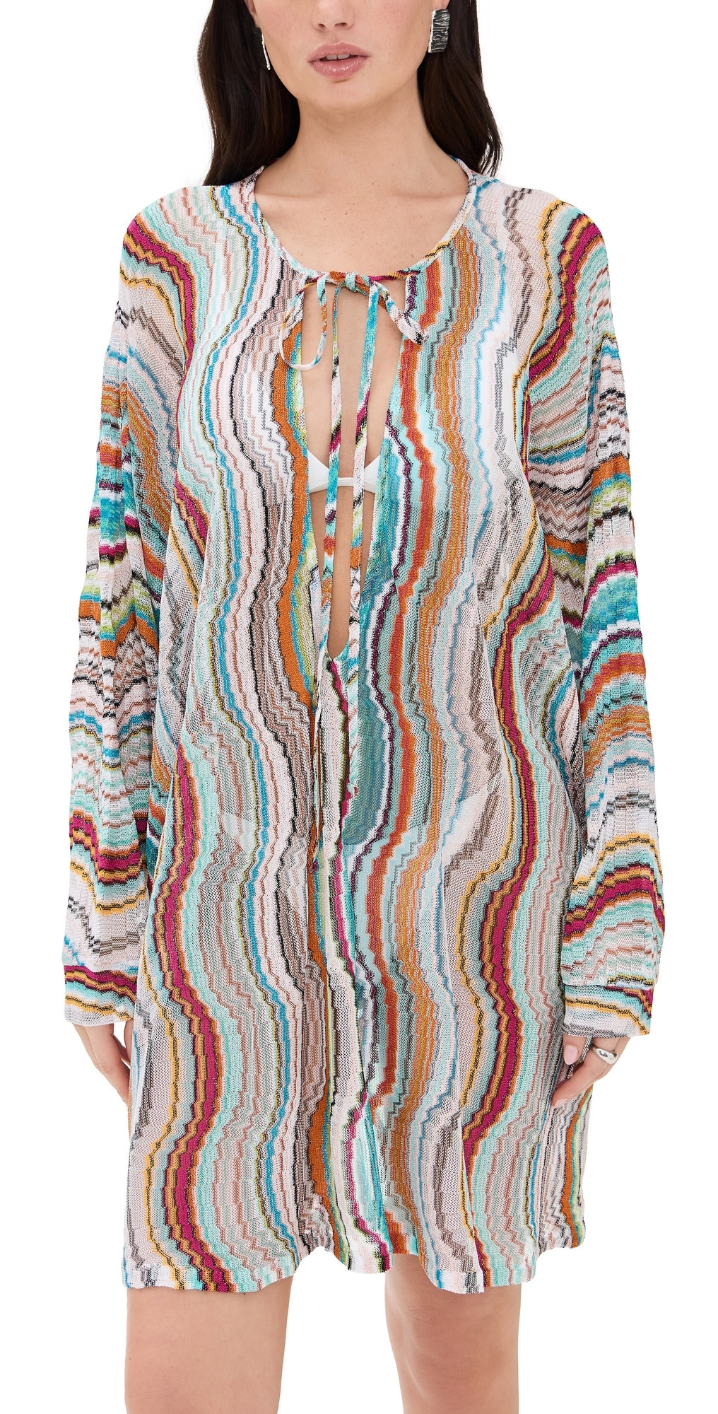 Missoni Short Cover Up Multicolor w/ White Base S | Shopbop