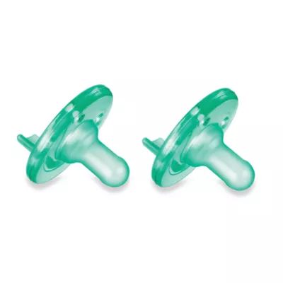 Philips Avent Age 0-3 Months Soothie Pacifiers in Green (2-Pack) | Bed Bath & Beyond