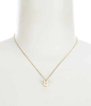My Love Pearl Heart Short Pendant Necklace | Dillard's
