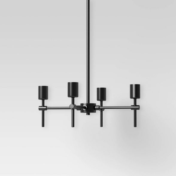 Glass Madrot Globe Ceiling Light Black - Project 62™ | Target