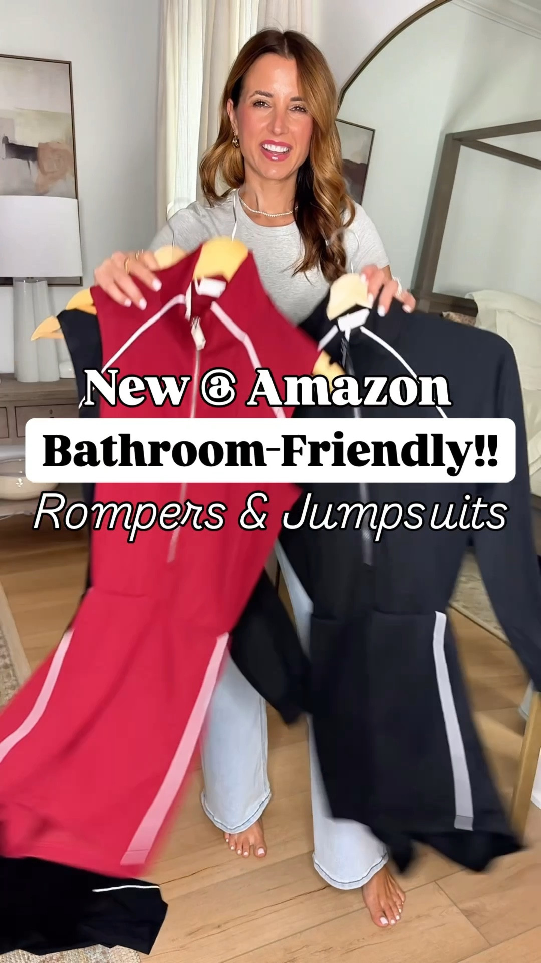 Bathroom-friendly jumpsuits and rompers with opening in back to use the restroom (just slide it down)! Wearing XS. Could size down in jumpsuit. So soft! Perfect for sporting events, running errands, and travel.

#LTKActive #LTKootd #LTKTravel
