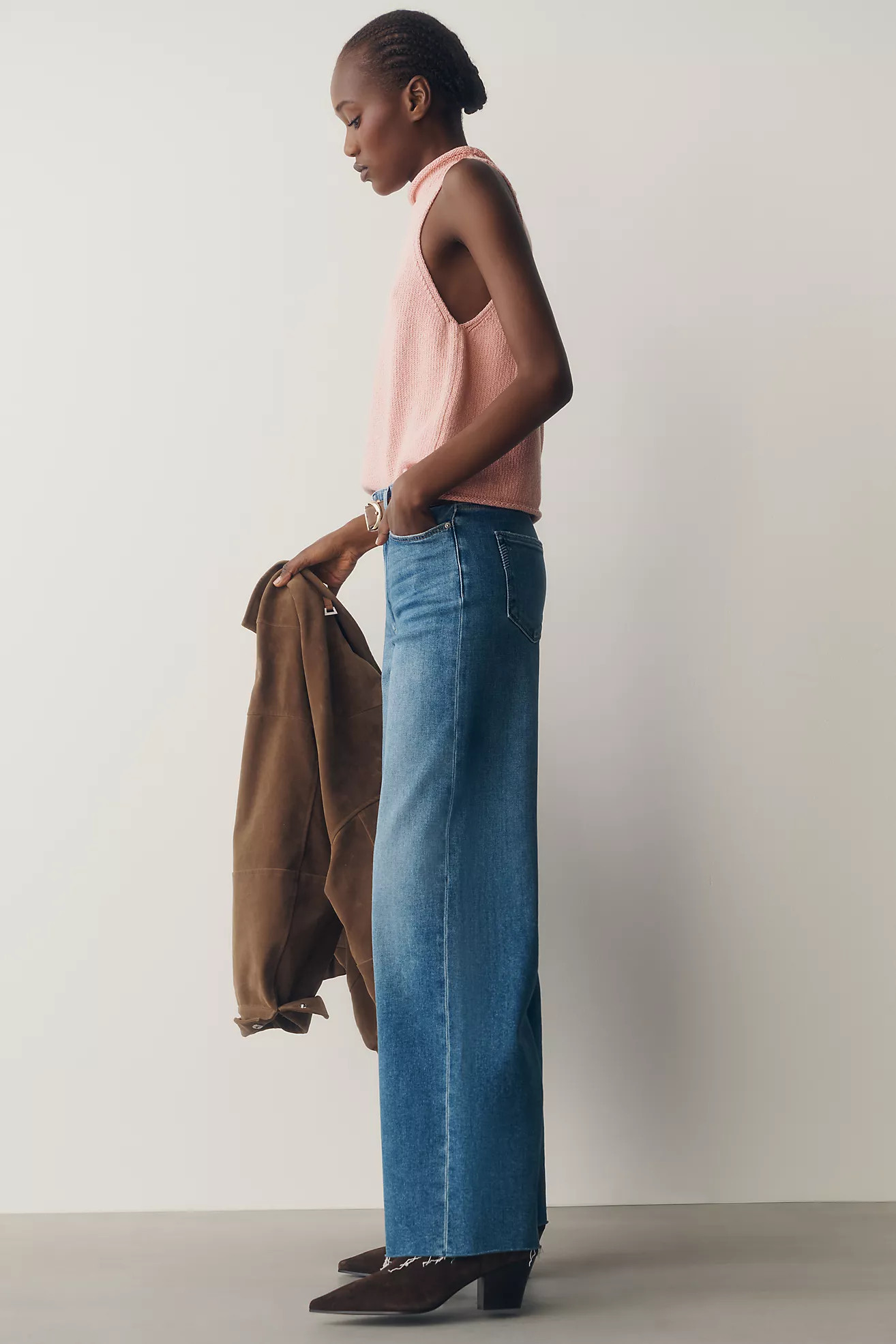 PAIGE Anessa 31" High-Rise Wide-Leg Jeans | Anthropologie (US)