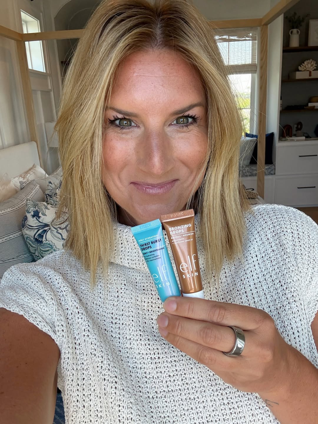 I've been loving testing out different products recently that give a bronze + glow and this under $10 duo packs a punch! You simply mix a drop or two of each together, and then apply to your face for a dewy bronzy glow!  

 #LTKFindsUnder50 #LTKBeauty