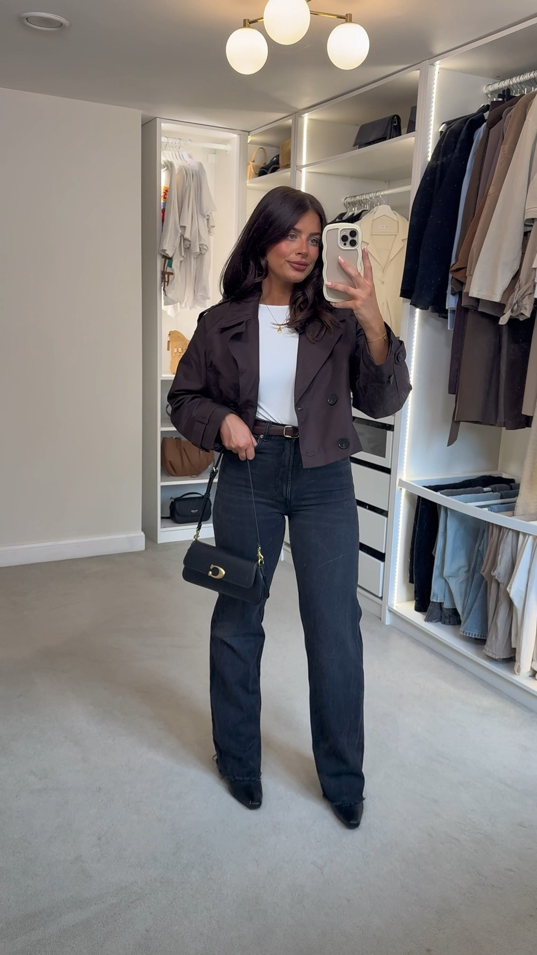 Zara brown trench outfit 🤎

Wearing size small 

#LTKautumn #LTKeurope #LTKuk