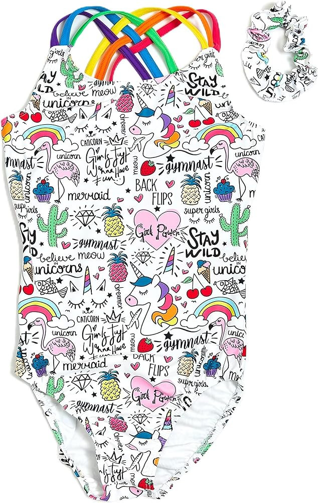 Destira Gymnastics Leotard for Girls With Crisscross Straps, Super-Soft Athletic Wear, Great for ... | Amazon (US)