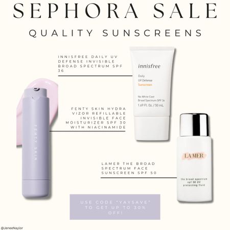 Sephora Saving’s Event: Quality Sunscreen on SALEEEEE

Innisfree
Fenty
La Mer

Shop the sale to get up to 30% off! Only a few days left!!!

#LTKxSephora #LTKsalealert #LTKbeauty