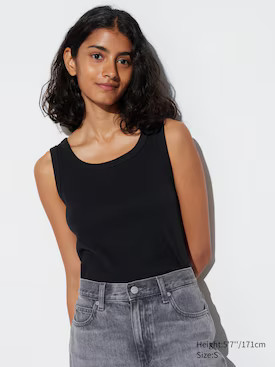 WOMEN'S SOFT RIBBED TANK TOP | UNIQLO AU | Uniqlo Australia