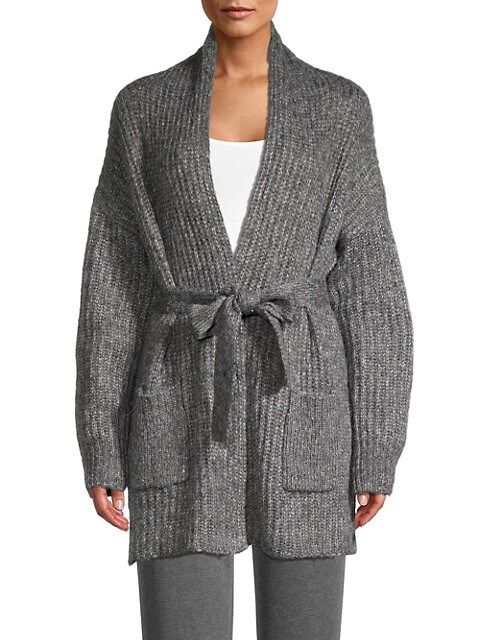 Ribbed Belted Cardigan | Saks Fifth Avenue OFF 5TH
