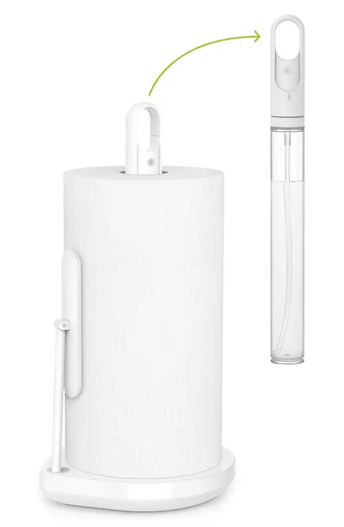 simplehuman Paper Towel Pump in White Steel at Nordstrom | Nordstrom