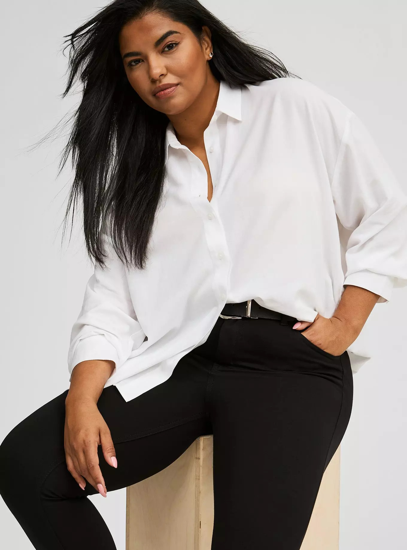 Lizzie Challis Button Up Shirt | Torrid (US & Canada)