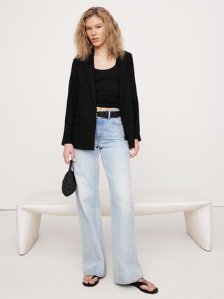 Drapey-Twill Blazer | Banana Republic (CA)