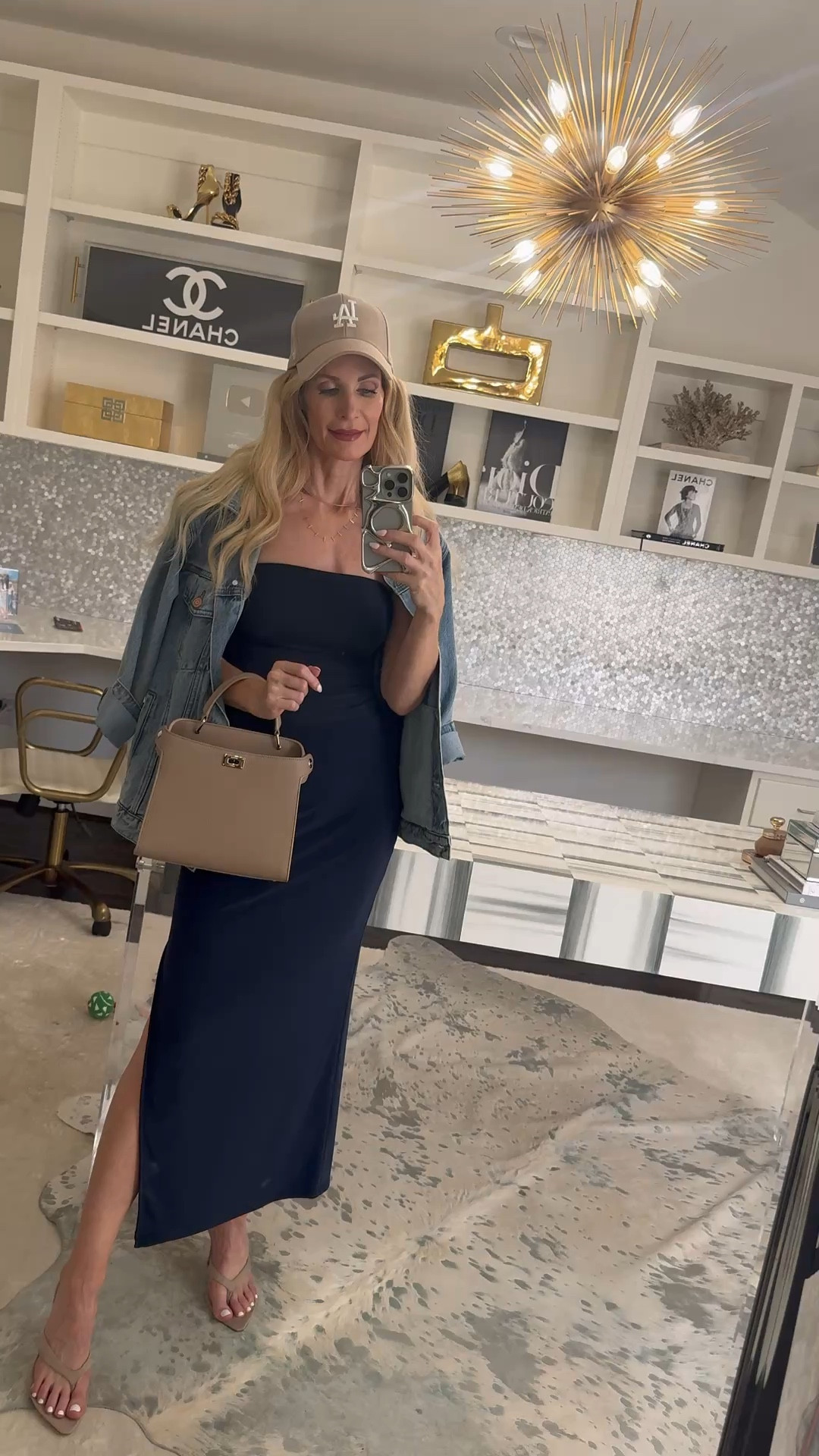 This casual but slightly dressy outfit is such an easy go-to when you want to look put together with minimal effort
I love this stretchy, wrinkle-free matching set—it’s so comfortable and flattering, and the denim jacket and hat add the perfect laid-back touch.
I’m wearing an XS in the skirt, top, and jacket, everything fits true to size.
 

 

#LTKootd #LTKSeasonal #LTKOver40