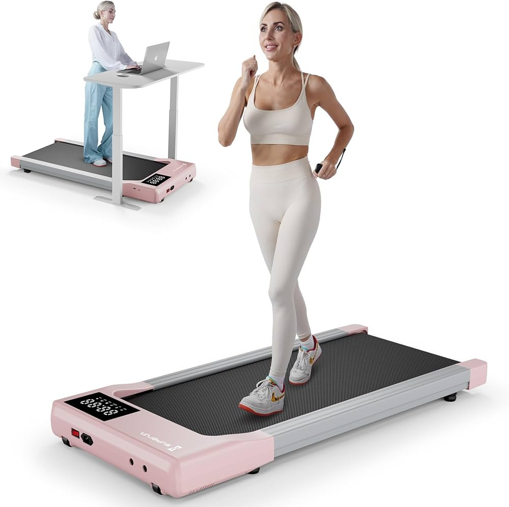 SupeRun Walking Pad, Under Desk Treadmill, 3 in 1 Portable Treadmill with Remote Control LED Disp... | Amazon (US)