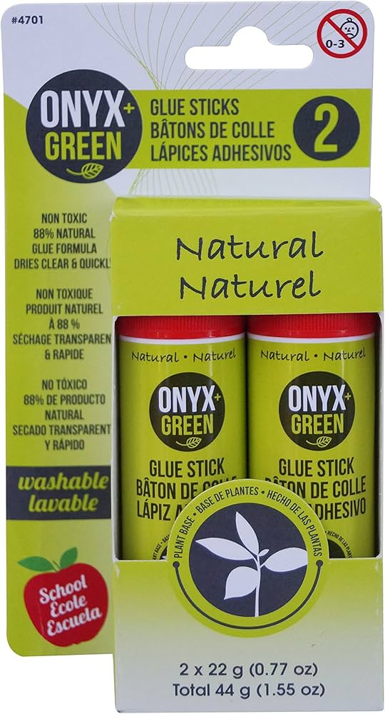 Glue Sticks, Plant Base, Non-Toxic, Pack of 2 | Amazon (US)