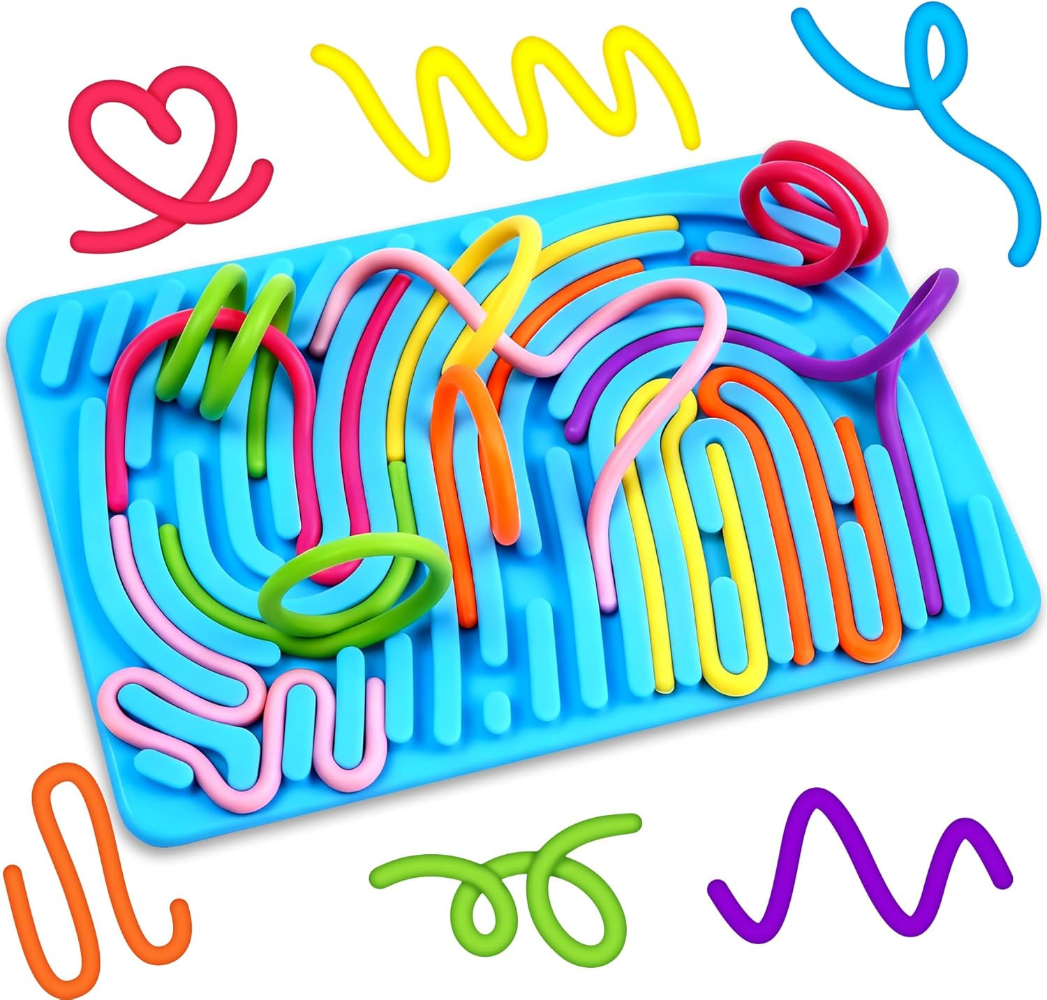 Sensory Activities Board for Toddler Kid Airplane Travel Toys Sensory Fidgets Toy for Autism ADHD... | Amazon (US)