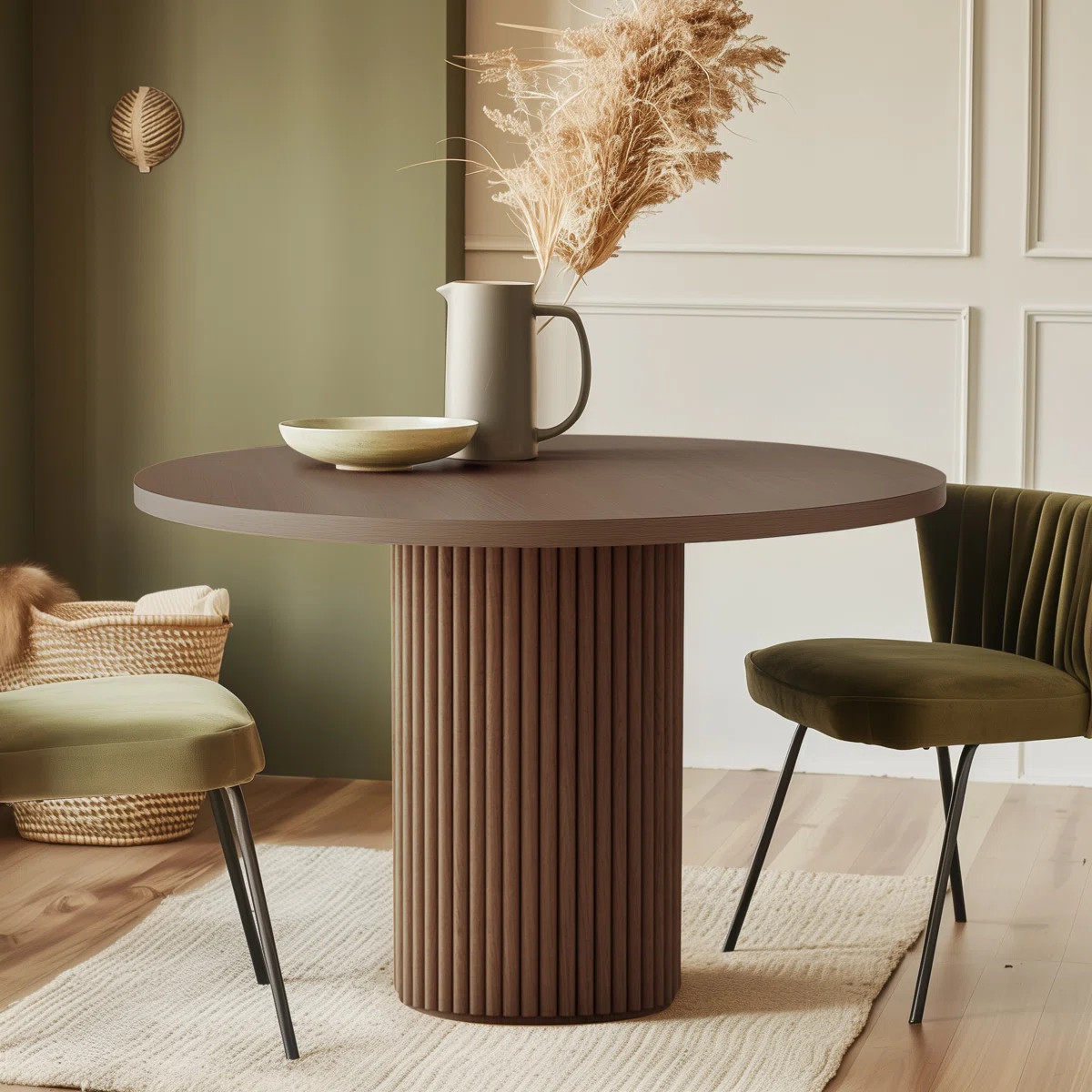 Astraea Round Wood Dining Table | Wayfair North America