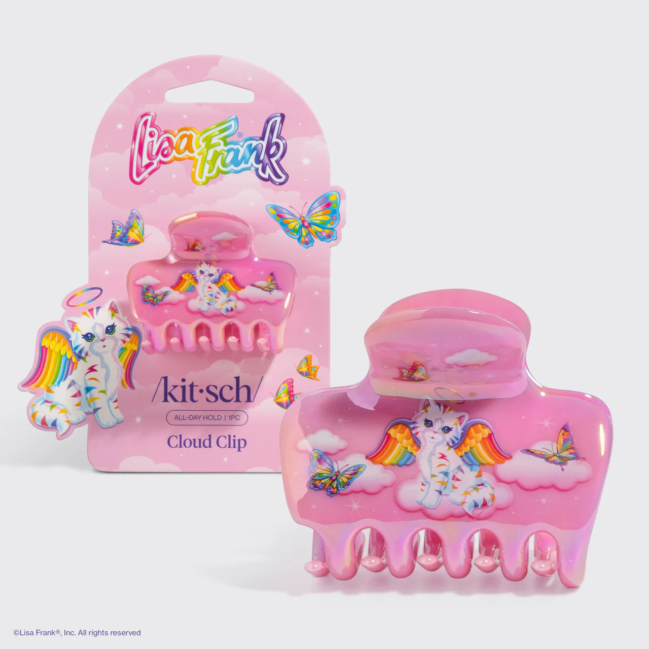 Lisa Frank x Kitsch Cloud Clip in Angel Kitty™ | KITSCH | Kitsch