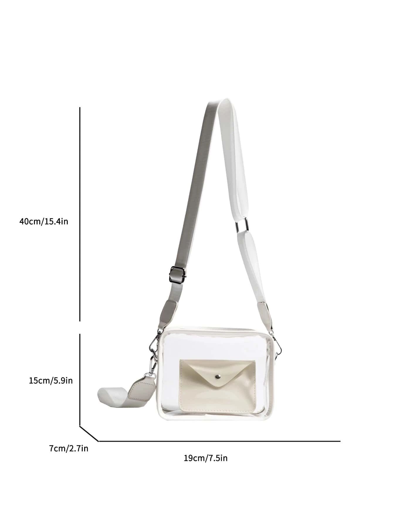 Mini Clear Square Bag With Inner Pouch | SHEIN