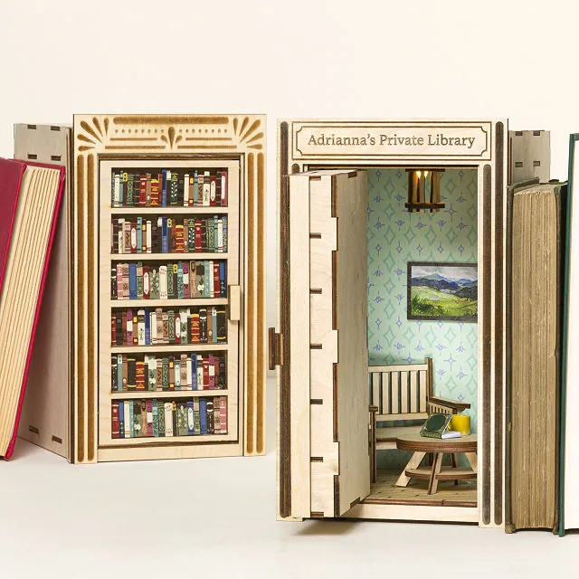 Mini Bookshelf Reading Nook | UncommonGoods