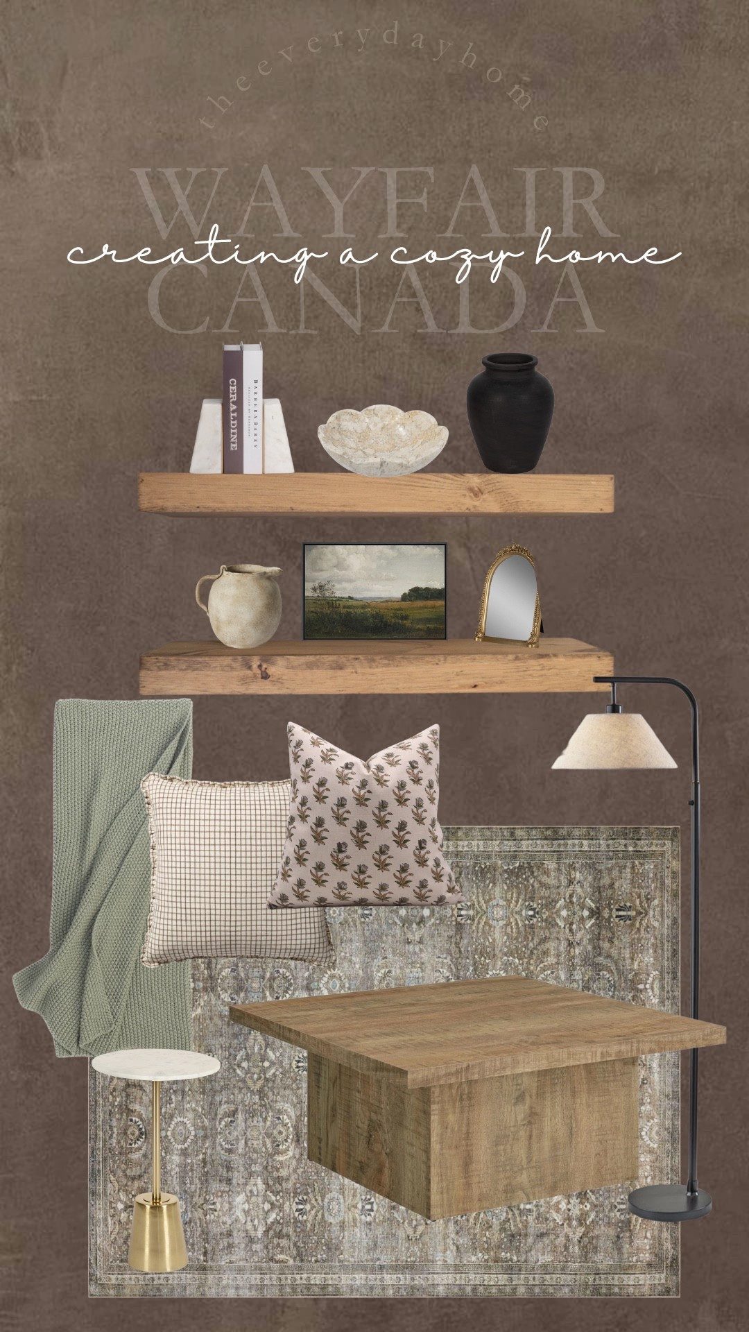 Cozy inspired home decor @wayfaircanada #WayfairCAHome #WayfairCAPartner 

#LTKhome #LTKcanada