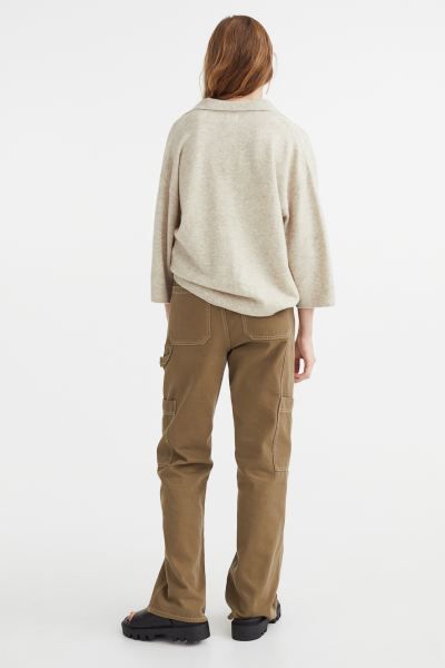 Fine-knit Collared Sweater | H&M (US + CA)