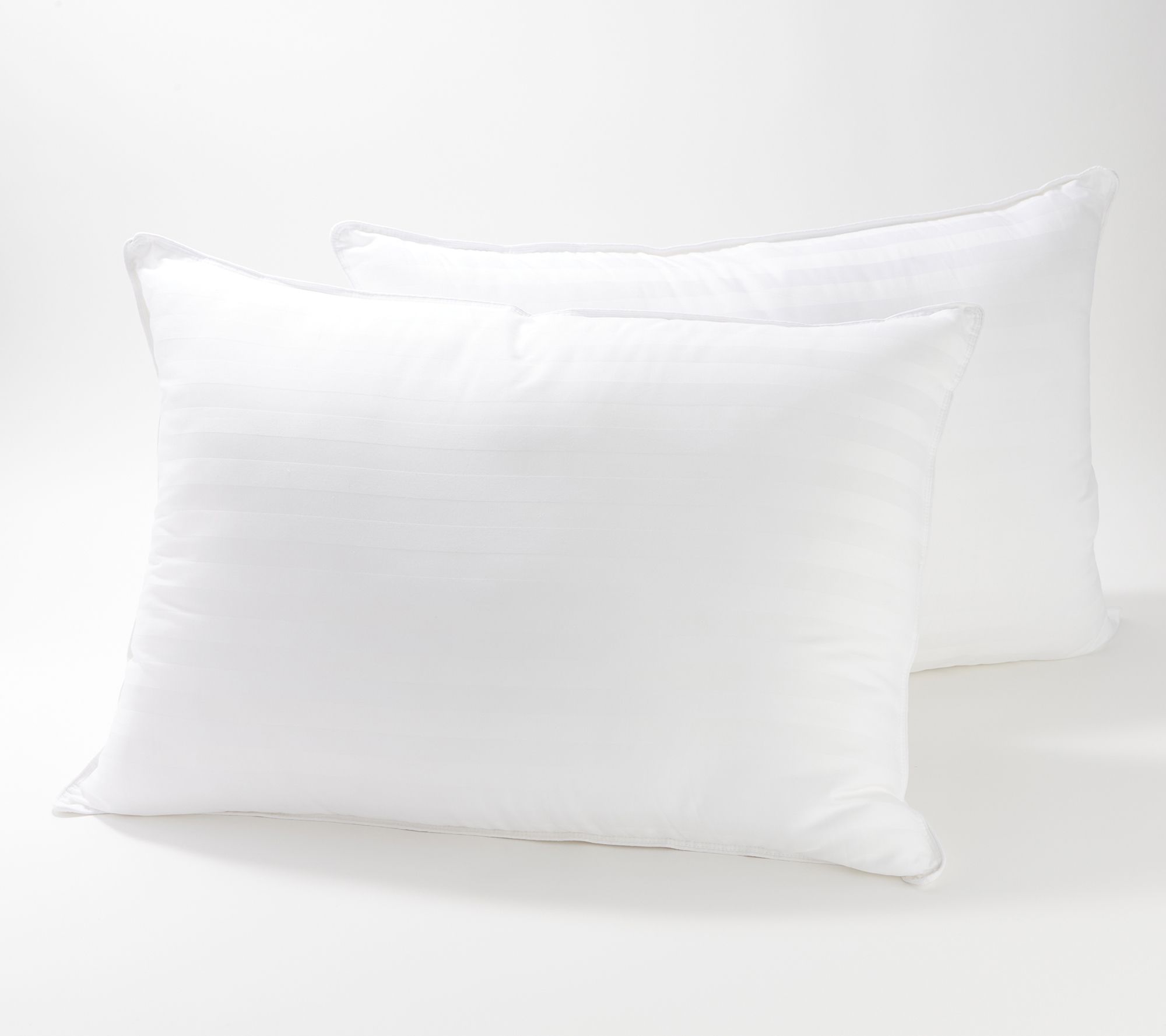 Northern Nights Set of 2 Queen Hotel Luxury Plush or Firm Gel Pillows | QVC