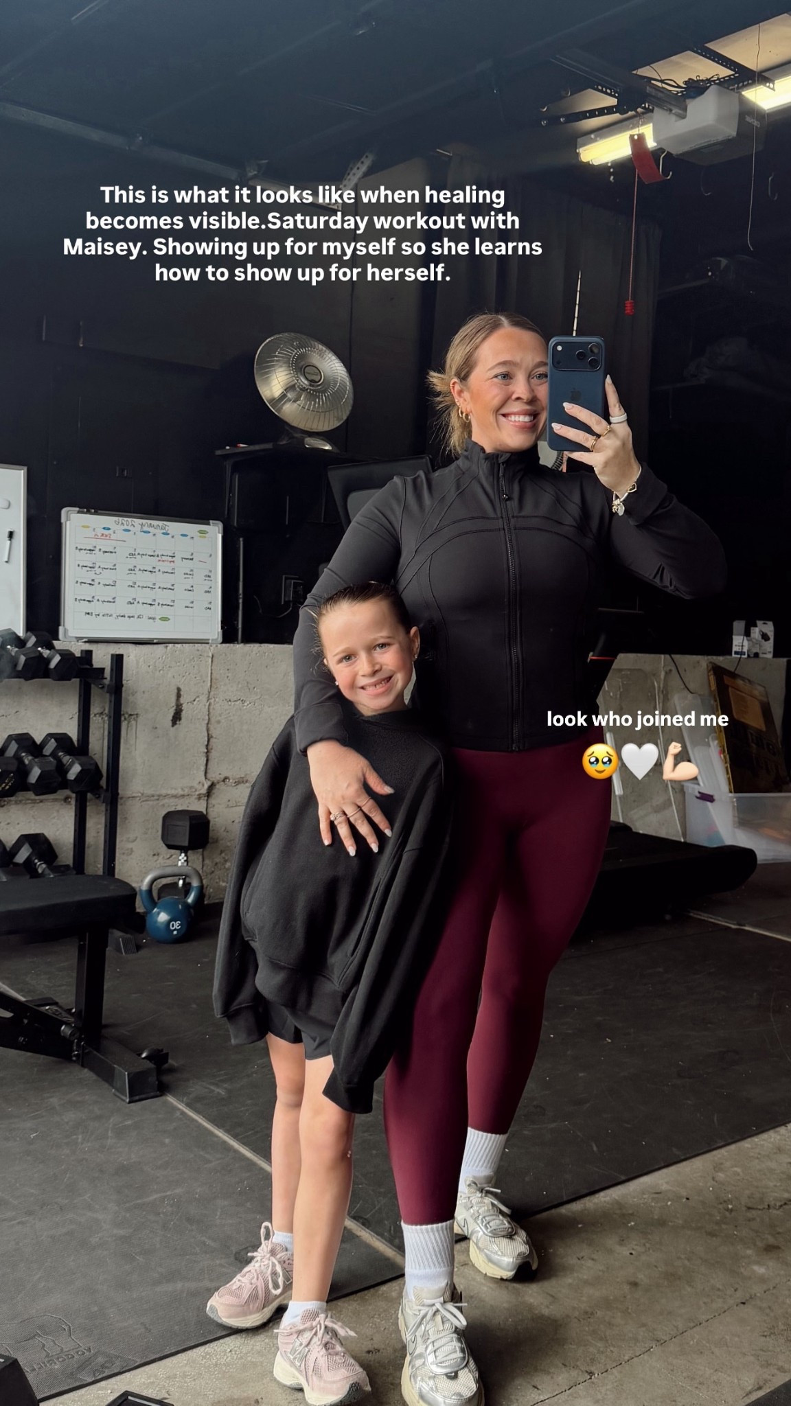 Size 10 Gym Outfit of the Day 🖤🖤 wearing my tts Large in the leggings 🫶

#LTKActive #LTKMidsize #LTKfitnessgoals