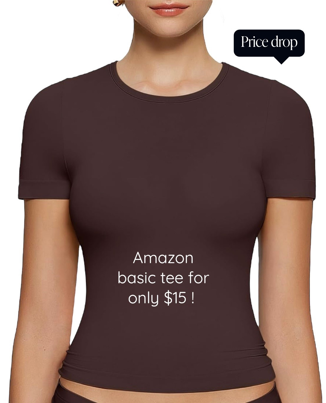 Amazon basic tee for only $15 right now! Same brand as my bras! They have the best material 

#LTKStyleTip #LTKSaleAlert #LTKFindsUnder50