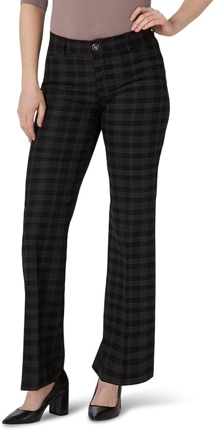 Lee Women's Flex Motion Regular Fit Trouser Pant | Amazon (US)