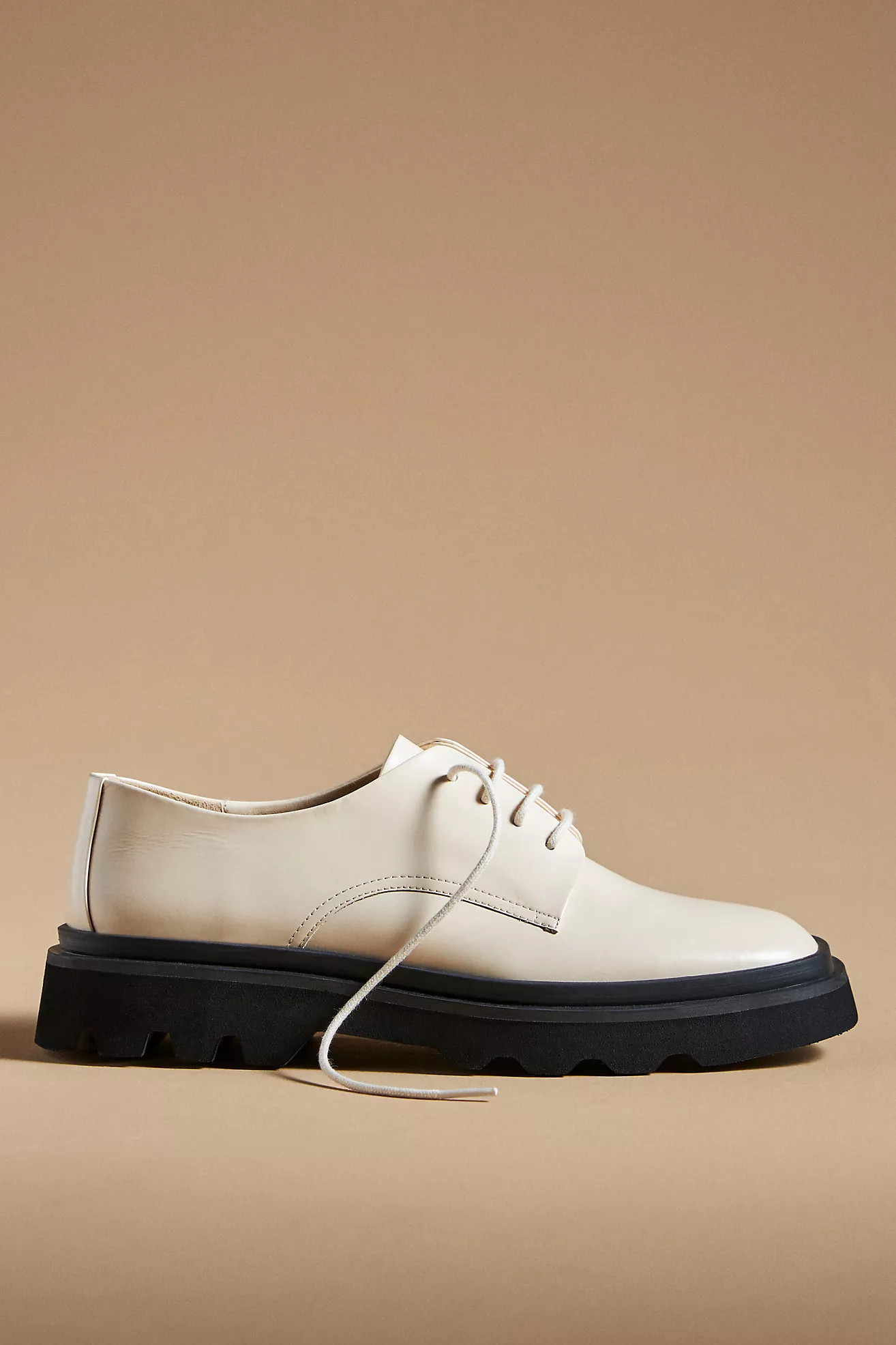 The Rhys Lace-Up Square-Toe Loafers | Anthropologie (US)