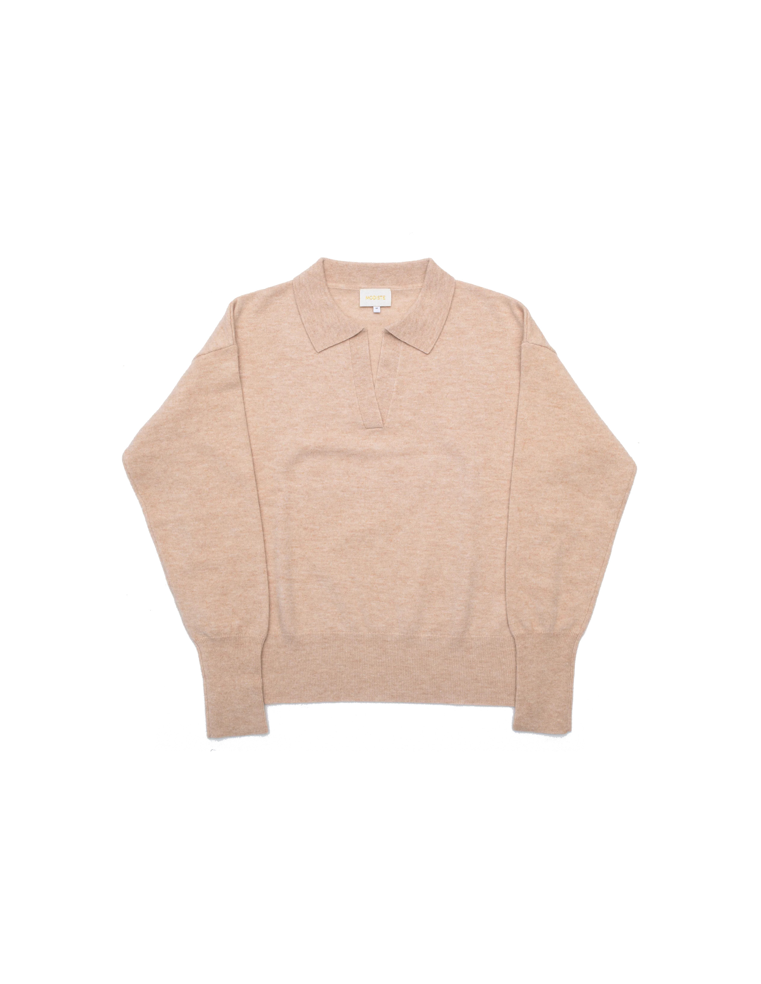 Reverie Superfine Merino Polo | MODISTE