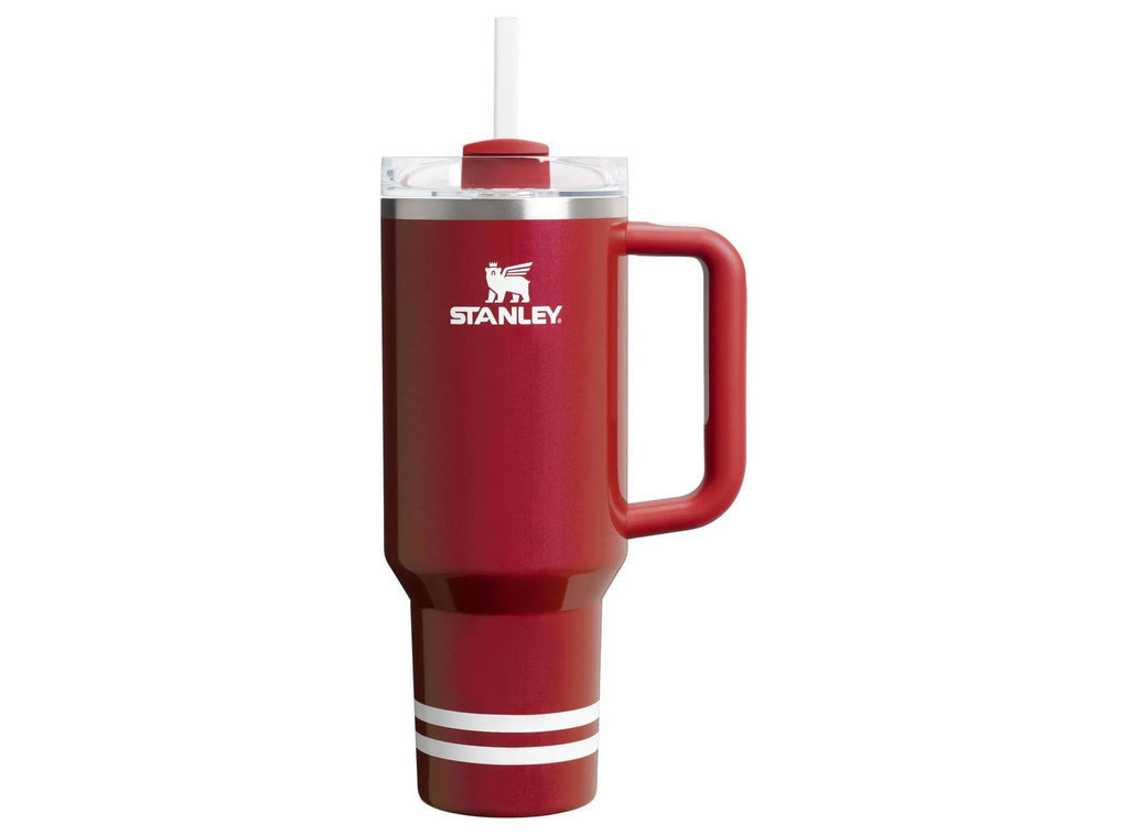 Stanley 40 Oz Stainless Steel Quencher Tumbler - Heritage Red Shimmer | REBEL (formerly Rebelstork)