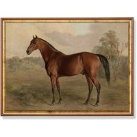 Vintage Horse Painting Antique Equestrian Art Print, Farmhouse Decor | Etsy (US)