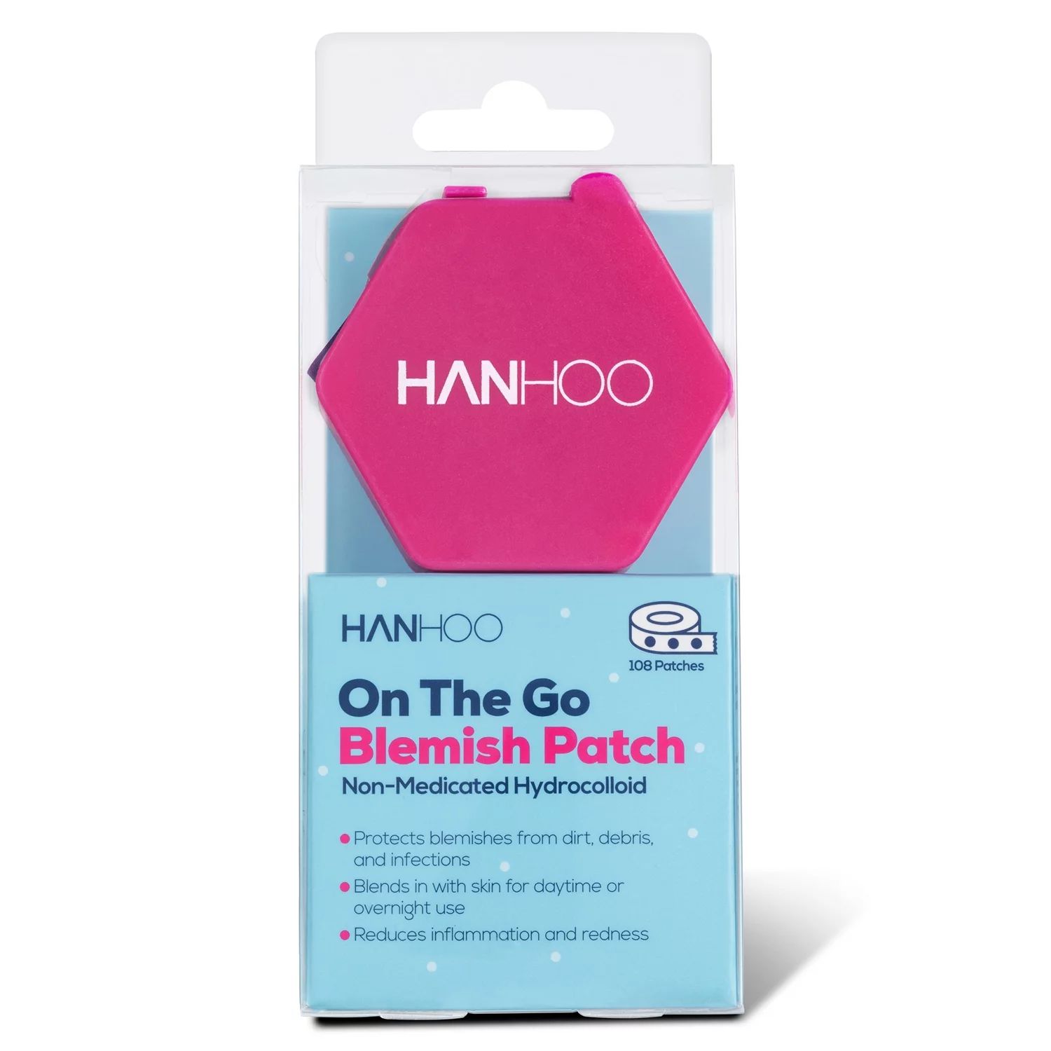 Hanhoo On The Go Blemish Patch Roll with Hydrocolloid, For All Skin Types, Acne Treatment,108 Ct ... | Walmart (US)