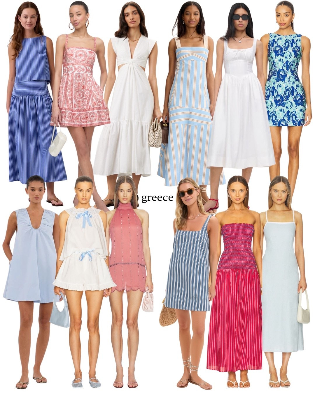 what i would wear to greece 

🇬🇷 

#LTKTravel #LTKootd #LTKSeasonal