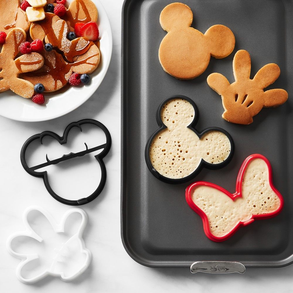 Mickey Mouse Silicone Pancake Molds, Set of 4 | Williams-Sonoma