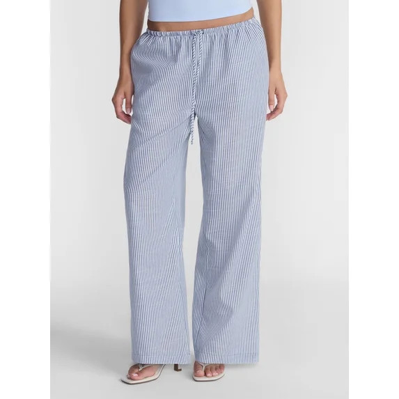 No Boundaries Drawstring Beach Pant, Women's and Women's Plus | Walmart (US)
