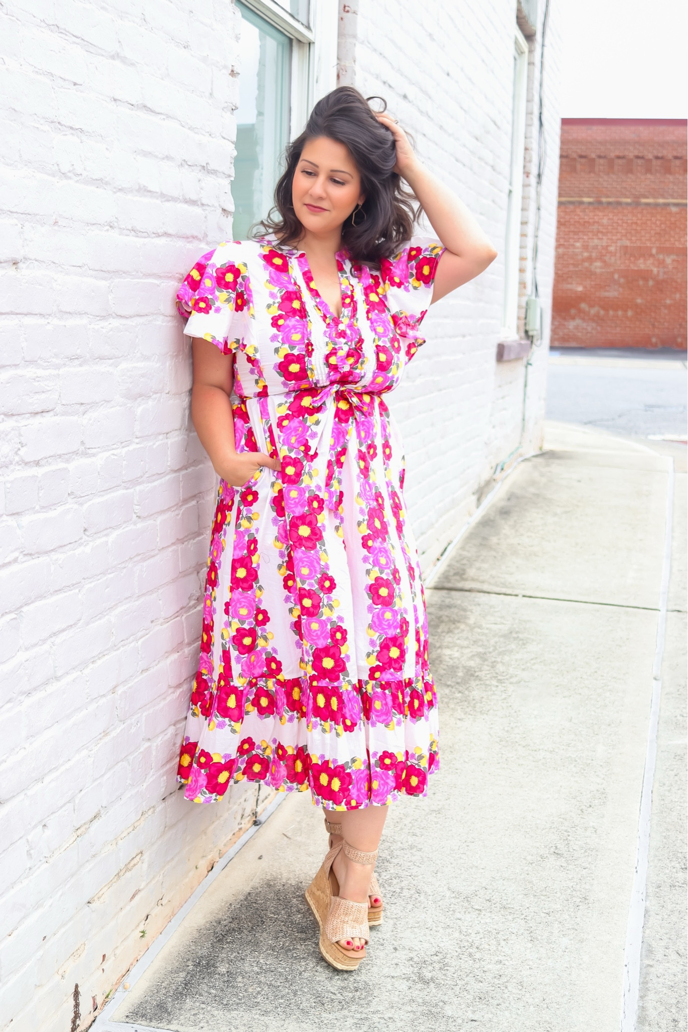 Beyond by Vera Spring / Summer 2024 Floral Midi Dress from the Dolce Vita Collection 

#ad / #BEYONDbyVera
Italian inspired / wedding guest dress / wedding outfit / spring vacation dress / summer vacation dress / floral dress / hand drawn print / midi dress / midsize / flutter sleeve / Kentucky Derby Party dress  

#LTKstyletip #LTKSeasonal #LTKmidsize
