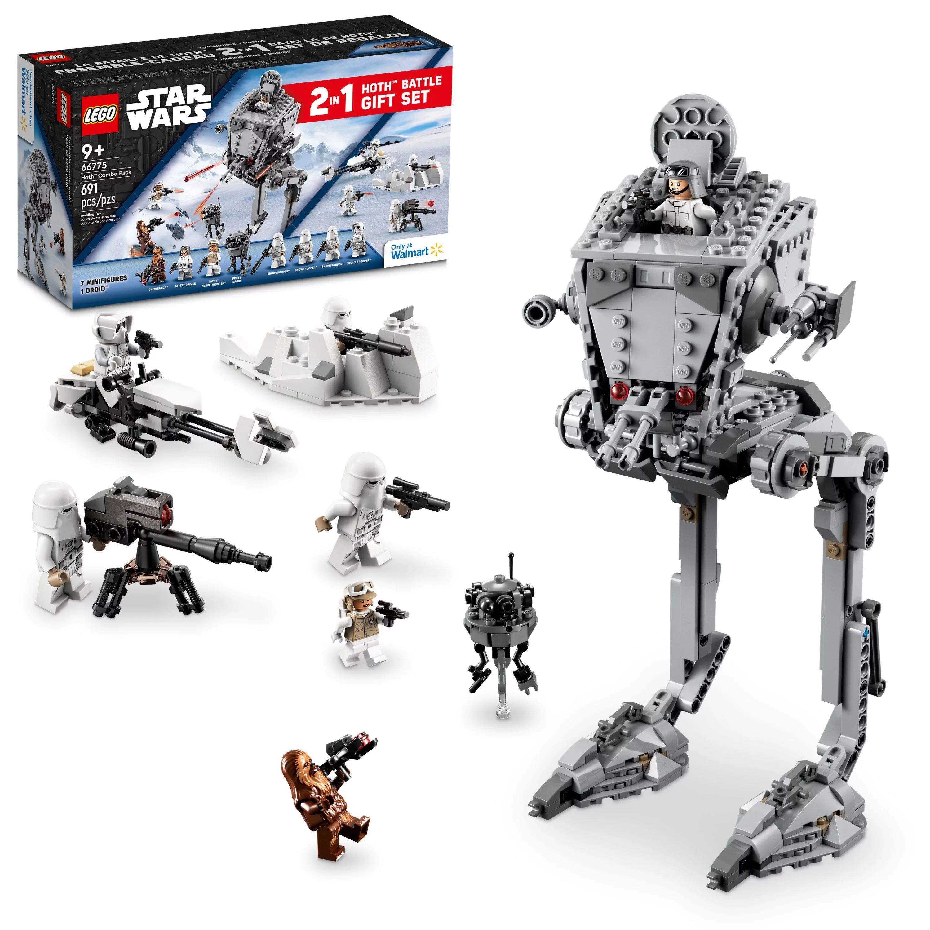 LEGO Star Wars Hoth Combo Pack 66775 Toy Value Pack, Christmas Gift for Kids, 2 in 1 Star Wars To... | Walmart (US)