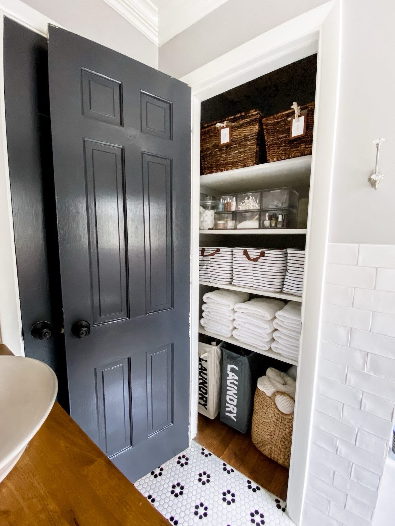 How we organize our small powder room bathroom for the girls! 



#LTKHome