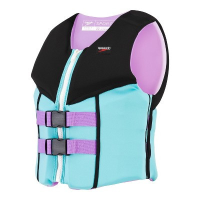 Speedo Women's Sport Premium PFD - L: PVC Spandex Life Jacket, Buckle Closure | Target