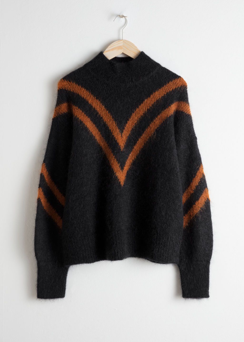 Mock Neck Varsity Stripe Sweater | & Other Stories (EU + UK)
