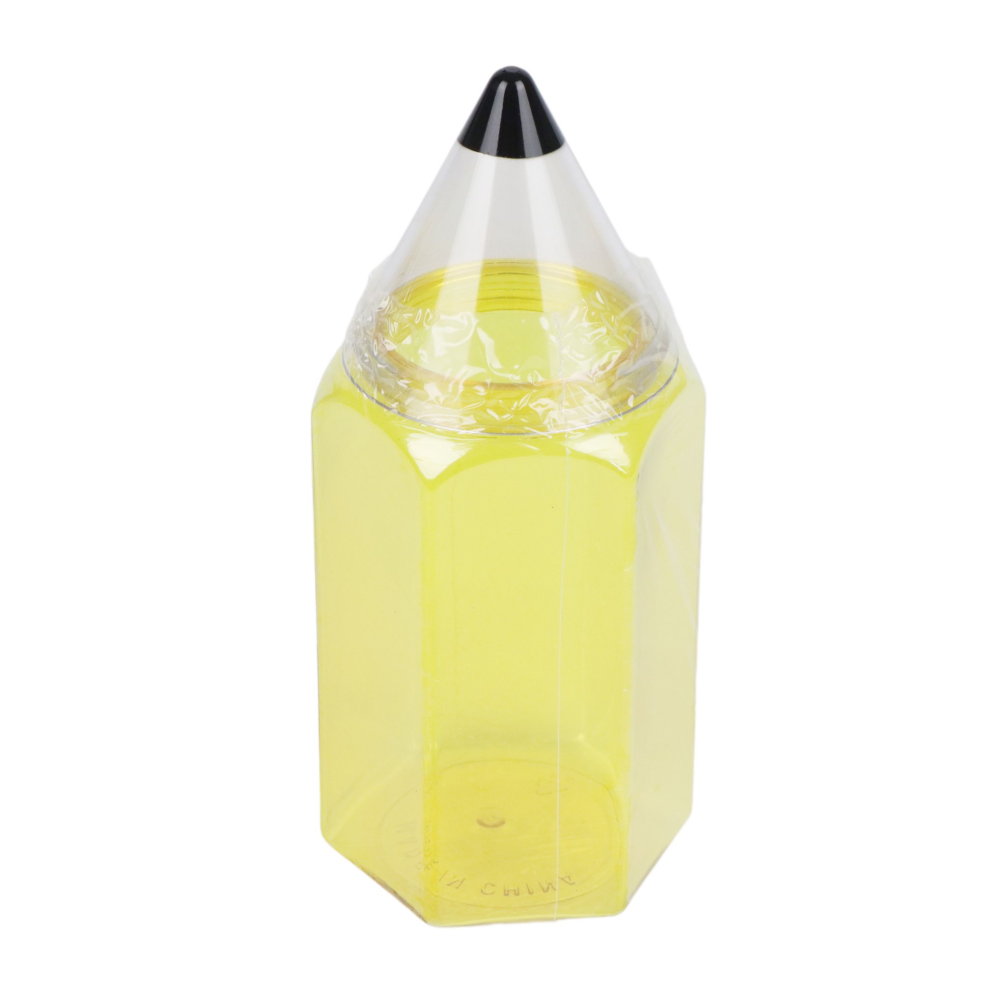 Wow and Now Back to School Pencil Shaped Jar Made by QTOP, Yellow Plastic,1 Piece | Walmart (US)