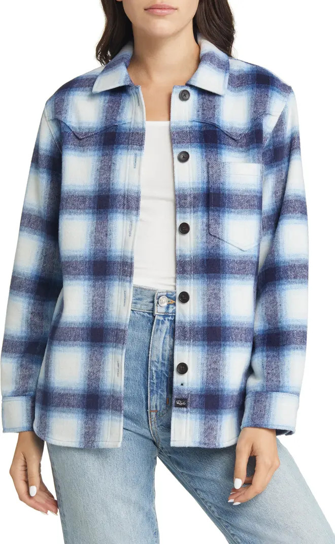 Tripp Plaid Flannel Shirt Jacket | Nordstrom