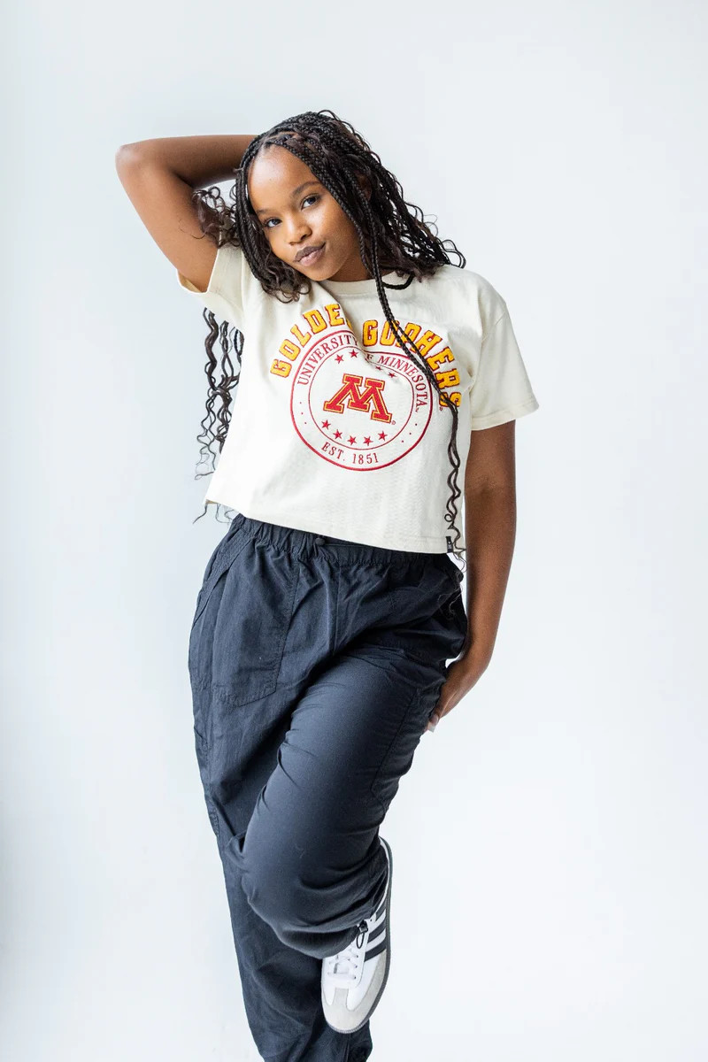 Minnesota Sayler Star Heavyweight Crop Tee | Gameday Social